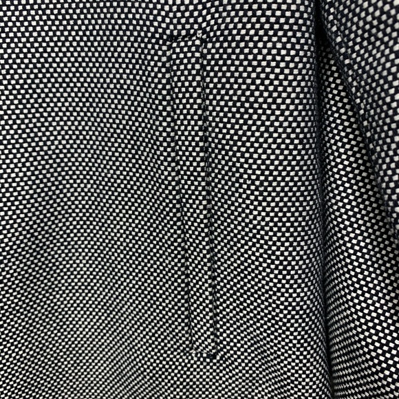 TALBOTS Black & White Check One Button Jacket 8 - Picture 8 of 8